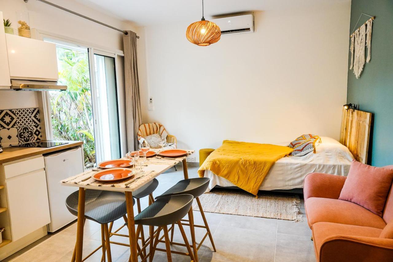 Le Sunset, Magnifique Studio Pieds Dans L'Eau, L'Ermitage Les Bains Filaos Exterior foto